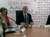 Entrevista coletiva com Dário Cesár, Regina Miki, Teotonio Vilela e Eduardo Tavares 