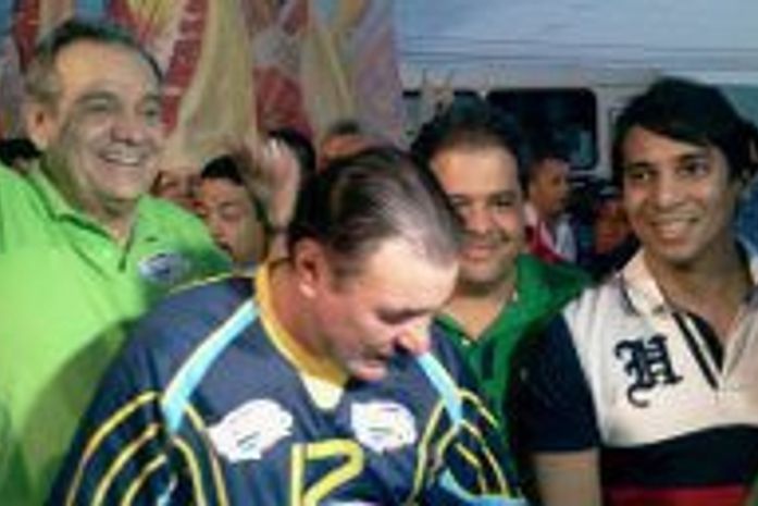 Ronaldo, Cicero Almeida e o vereador Paulo Corintho