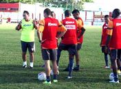 Roberto Fonseca e seus comandados.