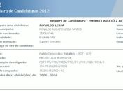 No DivulgaCand, Candidatura de Lessa ainda aguarda julgamento