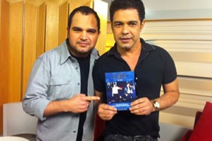 Luciano e o irmão antes de show em Brasília, no
dia 26 de julho, há uma semana