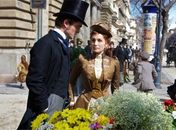 Robert Pattinson e Kristin Scott Thomas em cena de
'Bel Ami - O sedutor'
