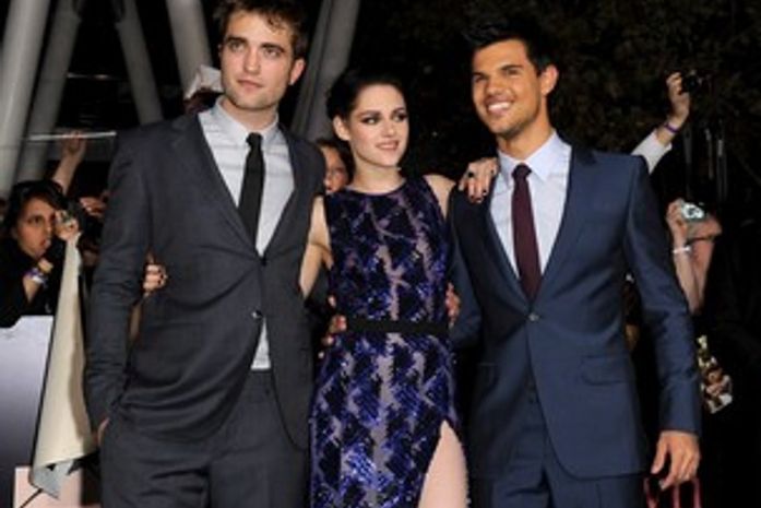 Robert Pattinson, Kristen Stewart e Taylor Lautner
