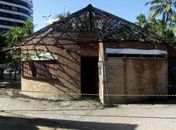 Incêndio na barraca na Pajuçara