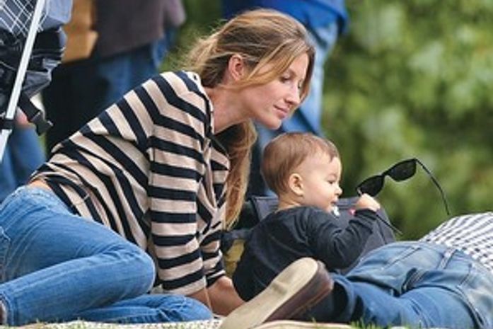 Gisele Bundchen com Benjamin