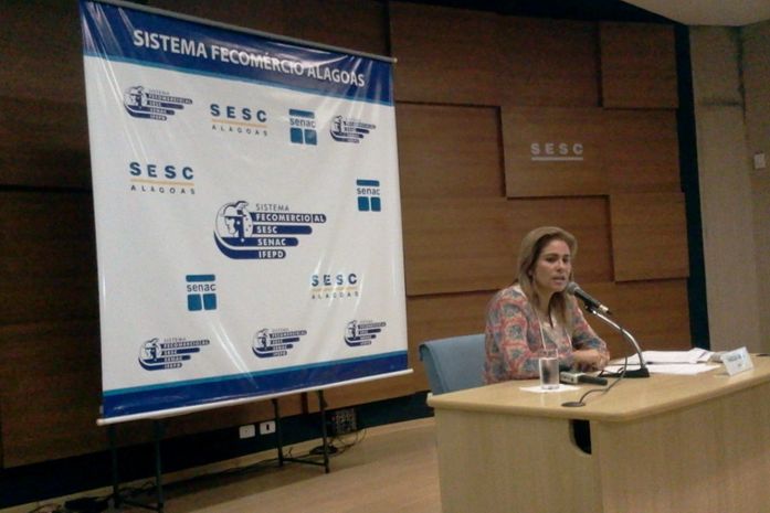 Nadja Baía foi a terceira entrevistada em sabatina da Fecomércio