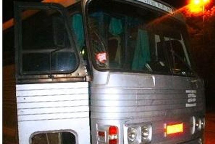 Ônibus foi apreendido