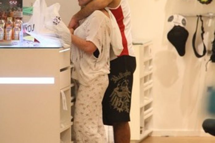 Ana MAria Braga com Marcelo Frisoni