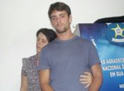 Klinger Pinheiro e sua mãe Luciana Pinheiro