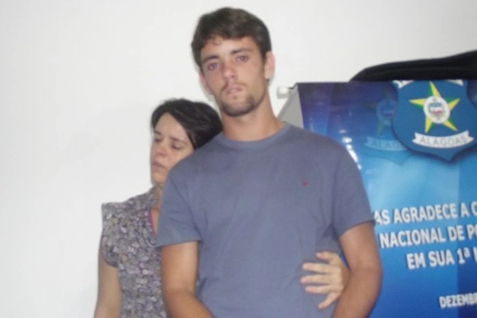 Klinger Pinheiro e sua mãe Luciana Pinheiro