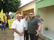 Alves Correia e seu vice Barbosinha na Bananeira