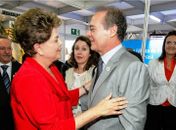 Renan e Dilma Rousseff 