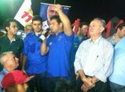 0 candidato a vereador José Marques, Rui, Mauricio Quintella e Benedito de Lira