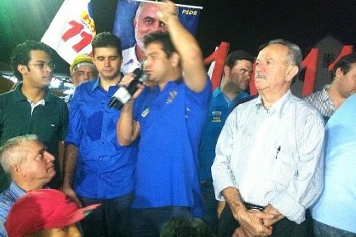 0 candidato a vereador José Marques, Rui, Mauricio Quintella e Benedito de Lira