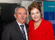 Senador Benedito de Lira e a presidente Dilma Rousseff