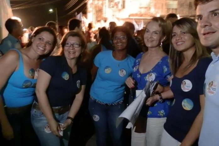 Anamália em uma das suas caminhadas por Maceió