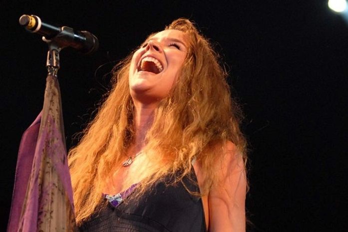 Joss Stone em show no Rock In Rio, em setembro de 2011