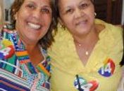 Célia por onde passa recebe o carinho com esse de dona Lucia Lopes