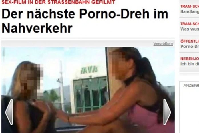 Garotas trocam carícias sexuais em bonde e criam polêmica na Alemanha