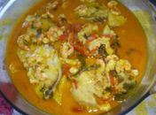 Muqueca de camarão e oeixe
