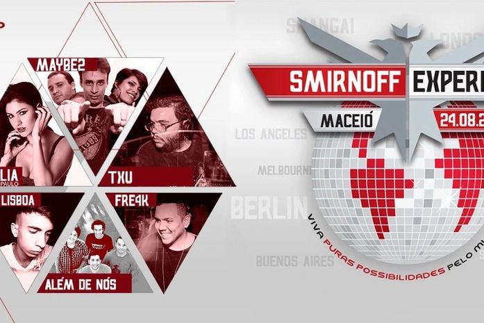 Maybe 2 e DJ Tessália agitam na Smirnoff Experience hoje em Maceió