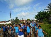 Em Maragogi na caminhada de Peroba da turma de mulheres que apoiam F.Lira