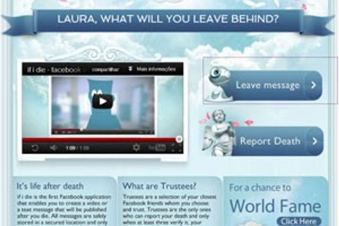 Concurso no FB promete fama ao 1º participante que morrer