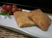 Mussarela à milanesa. Para os apaixonados por queijo