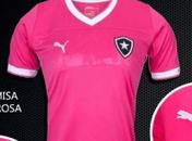 Vaza na internet 'nova camisa' rosa do Botafogo