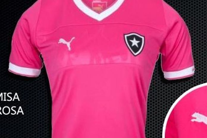 Vaza na internet 'nova camisa' rosa do Botafogo