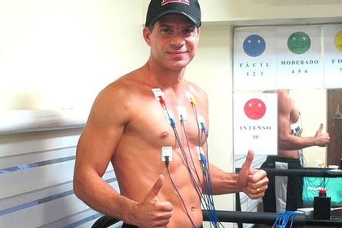 Túlio faz exames e sai animado com forma física: 'Quebrei a máquina'