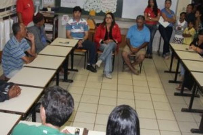 Patricia com os índios Xucurus kariri