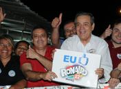 Mozart,Ronaldo e Renan Filho no Benedito Bentes