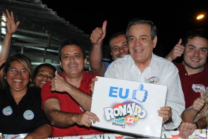 Mozart,Ronaldo e Renan Filho no Benedito Bentes