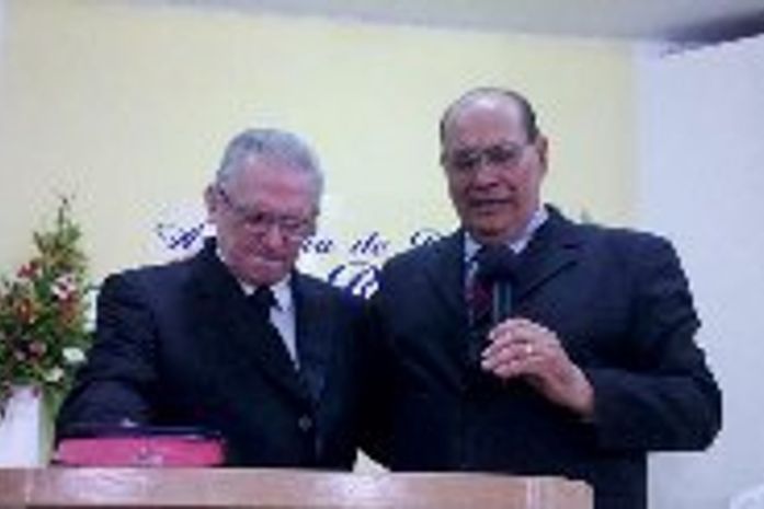 Pastor João Luiz e o ex-deputado e pastor Zeca Torres