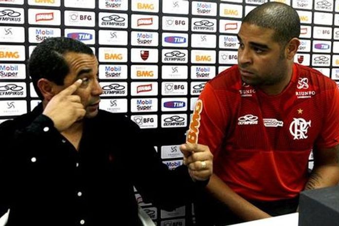 Adriano se desculpa por falta e avisa: 'Se eu não agir, irei largar o futebol'
