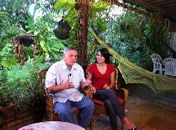Claudia Petuba e o presidente Eduardo Bomfim