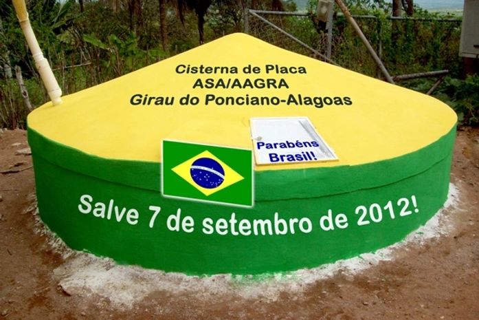 Cisterna de Placas - Água boa para o semi-árido brasileiro e alagoano também