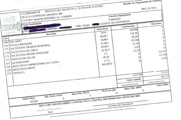 Servidores são surpreendidos com nome no Serasa‏