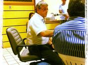 Teotonio dando entrevista na rádio Novo Nordeste em Arapiraca