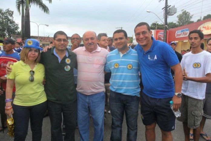 Carlos Alberto Canuto com a comunidade do Pilar