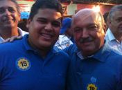 Carlos Alberto Canuto e o lider da juventude Charlles Gerônimo