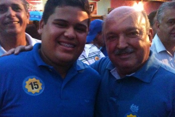 Carlos Alberto Canuto e o lider da juventude Charlles Gerônimo