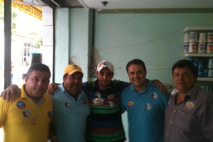 James, vereador tucano Geraldo,Renan Filho e deputado tucano Edval Gaia