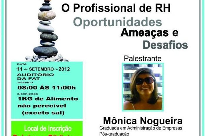 FAT realiza hoje palestra sobre Gestão de Recursos Humanos