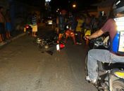 Colisão entre motos faz vítima grave na parte alta da cidade