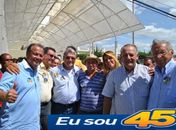 Marcos com Teotonio e Givaldo Carimbao