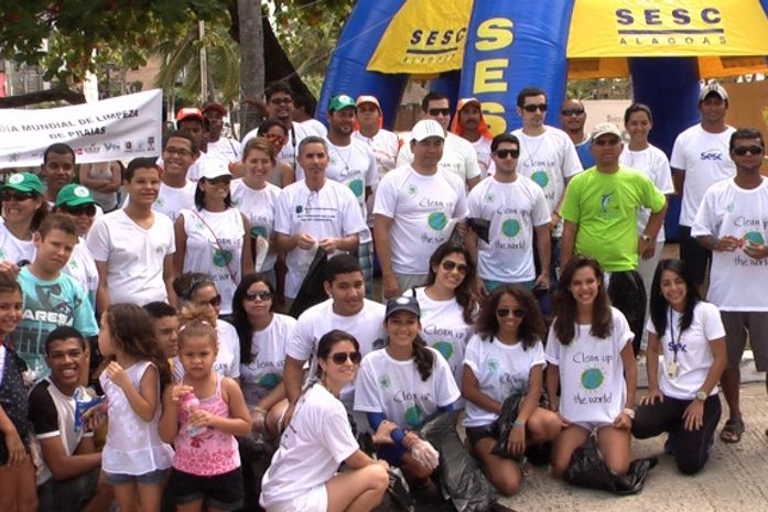 Biota e SEAC promovem ações no dia de limpeza das praias