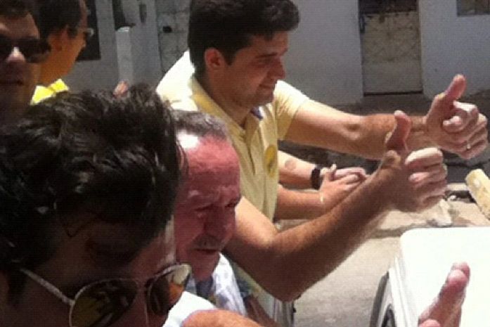 Mauricio Quintella, Biu e Rui no Papódromo do Dique Estrada agora à pouco