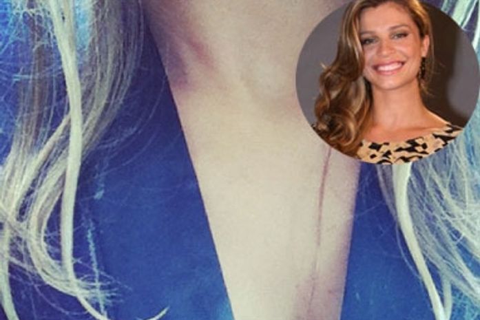 Grazi Massafera descolore as pontas dos cabelos